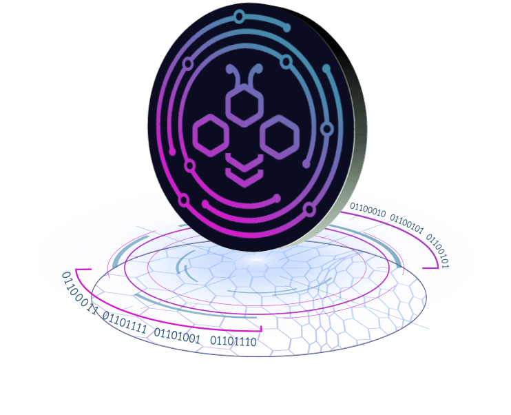 bee-ecosystem-blockchain-real-estate-3D-pre-bee-cash-ico-token-coin